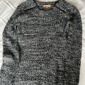 Black & White Knit Sweater